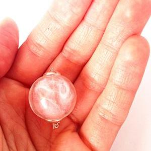Cotton Candy Glass Bubble Necklace