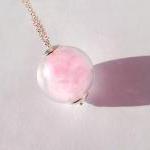 Pink Cotton Candy Necklace